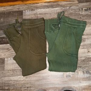 Kate Quinn wide rib crop jogger